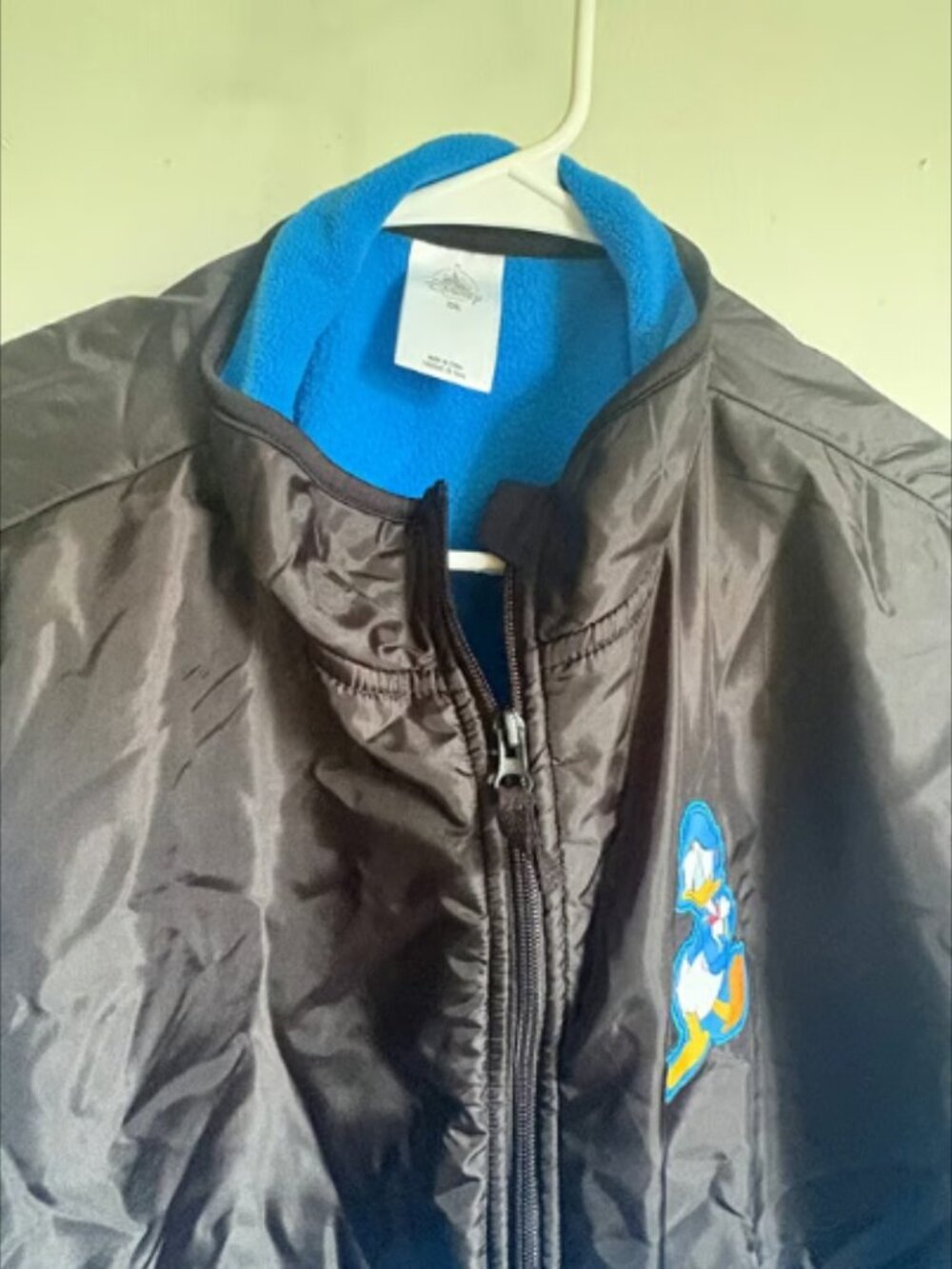 Disney Donald Duck Black And Blue Jacket SIZE 2XL